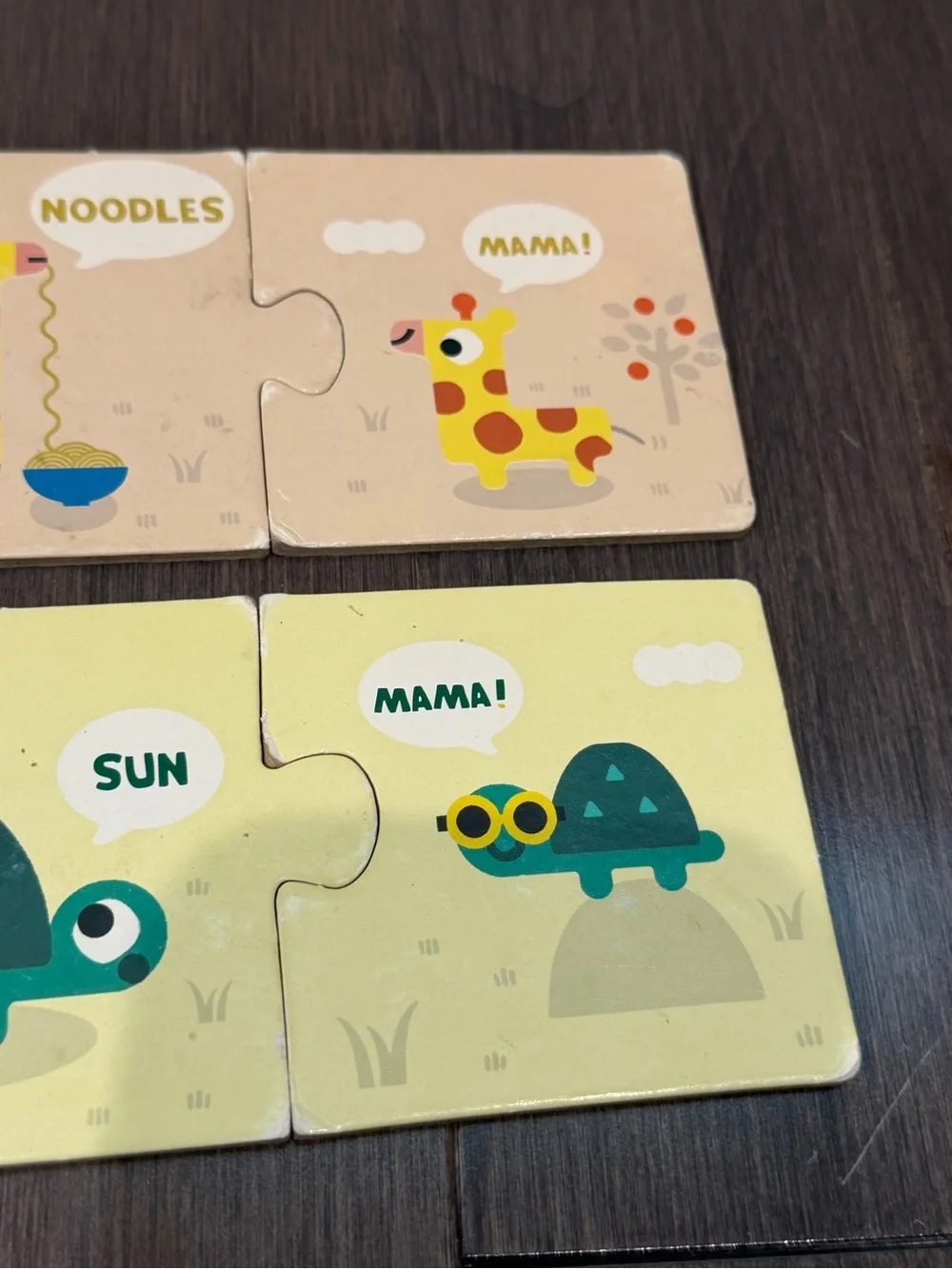 Everything Is Mama! Kids Animal Puzzle by Jimmy Fallon Pink & Blue Baby Toddler